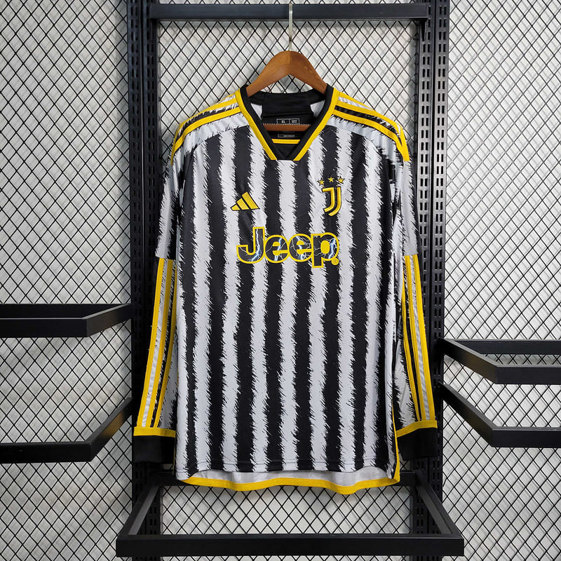 Juventus Home 23/24 Manga Longa