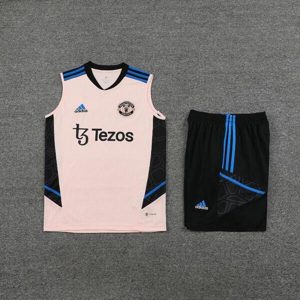 Kit c/ Ziper Regata Manchester United Treino 23/24