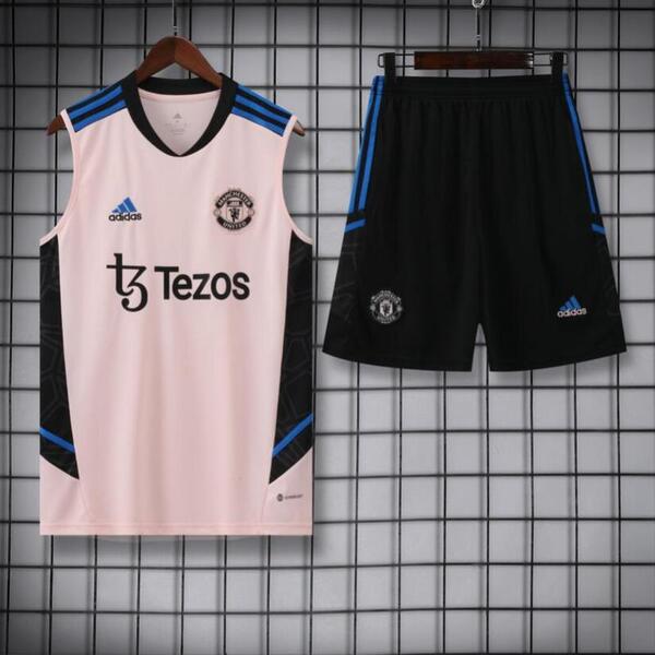 Kit c/ Ziper Regata Manchester United Treino 23/24