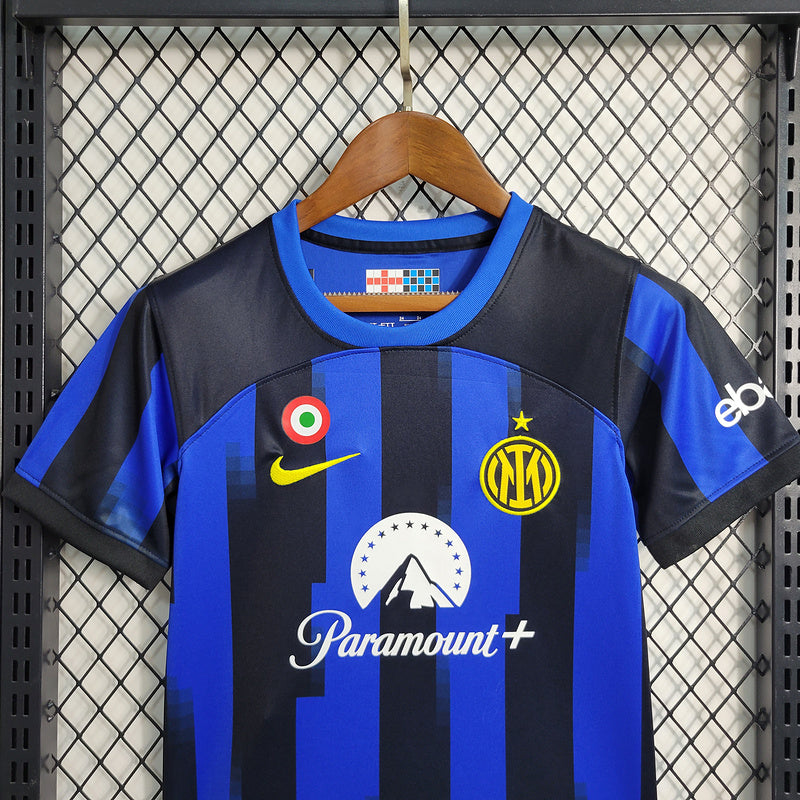 Inter Milão Home 23/24 Infantil