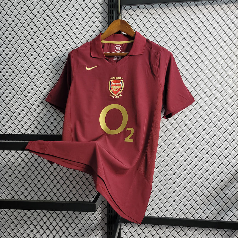 Arsenal Home 05/06 Retrô