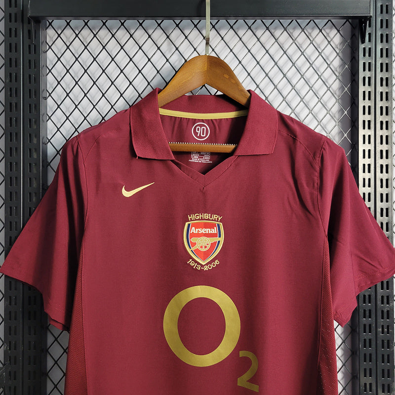 Arsenal Home 05/06 Retrô