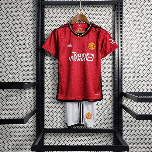 Manchester United Home 23/24 Infantil